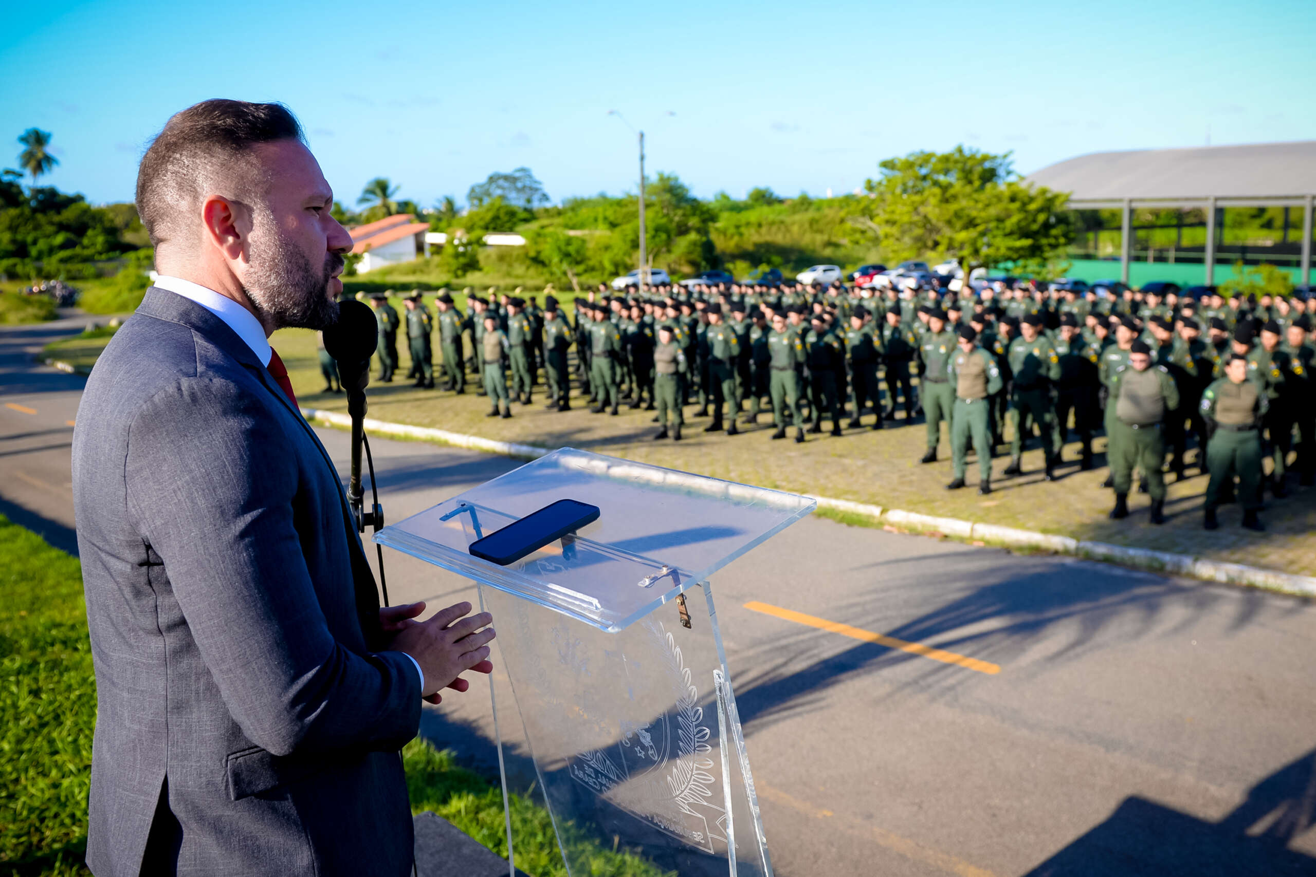 Diretor Geral Da Aesp Realiza Prele O Alunos Soldados Que